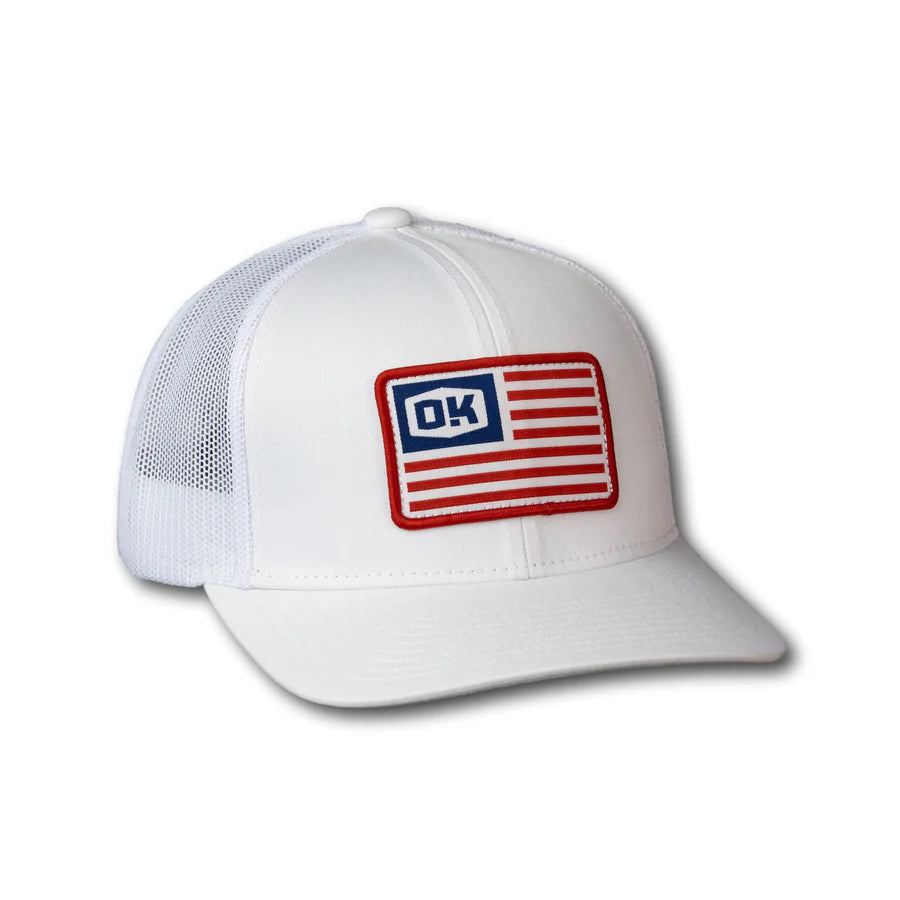 OKIE HAT - OKIE PINES PERFORMANCE - WHITE