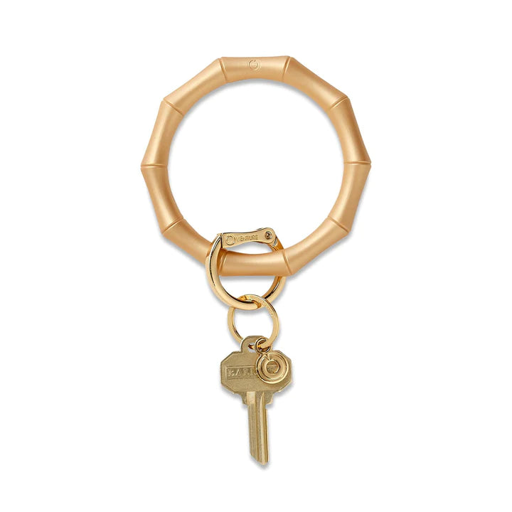Silicone Big O Key Ring Gold Rush Bamboo Collection by Oventure