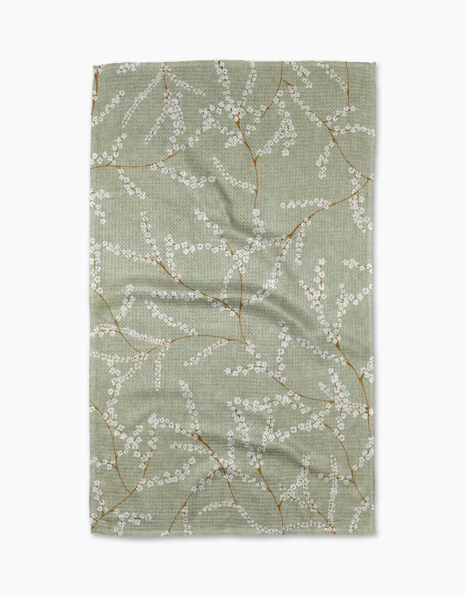 Quiet Flowers Tea Towel by GEOMETRY