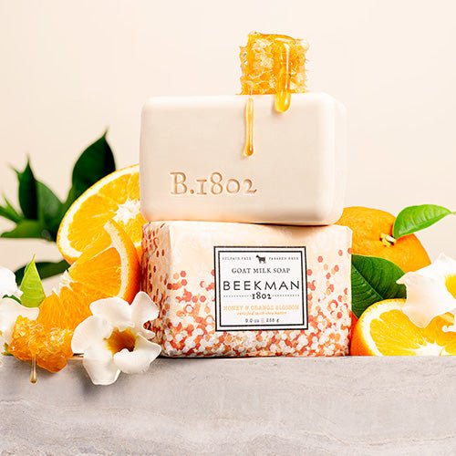 Goat Milk Soap 9 Oz Bar Honey Orange Blossom by Beekman 1802