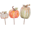 Watercolor Metal Pumpkin, 3 Size Options by The Round Top Collection