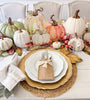 Watercolor Metal Pumpkin, 3 Size Options by The Round Top Collection