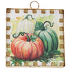 Mini Hanging Art Pumpkin Trio by The Round Top Collection