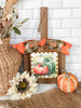 Mini Hanging Art Pumpkin Trio by The Round Top Collection