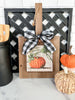 Mini Hanging Art Words Pumpkin by The Round Top Collection