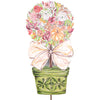 Beck's Rose & Pumpkin Topiary, Large by The Round Top Collection