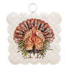 Mini Scallop Art Festive Turkey by The Round Top Collection