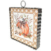 Mini Beck's Hanging Art Festive Pumpkin by The Round Top Collection