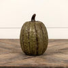 Tall Olive Green Pumpkin, 7.5"
