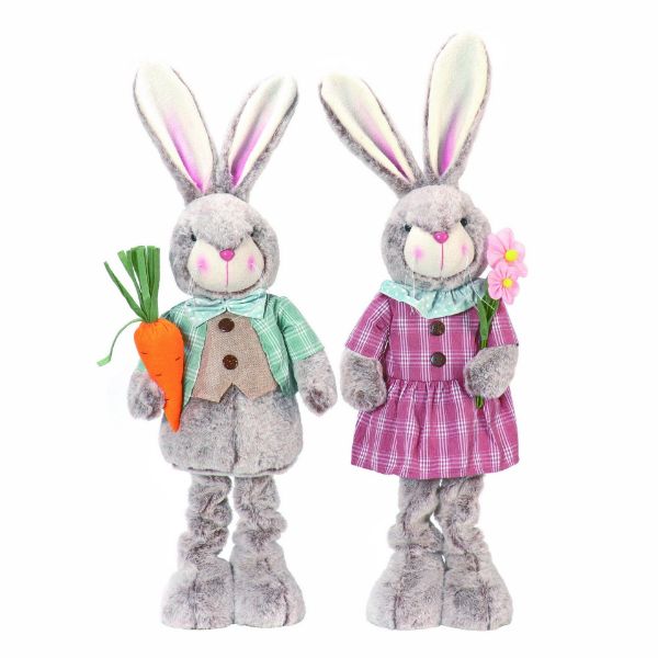 Plush Standing Rabbit With Telescoping Legs, 2 Style Options (Pick Up ...