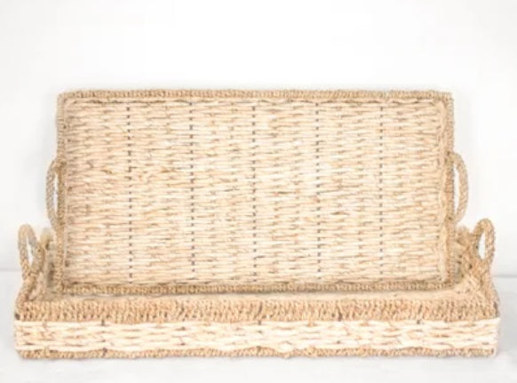 Corn Grass Rope Woven Tray, 2 Size Options (Pick Up Only) – Summer’s ...