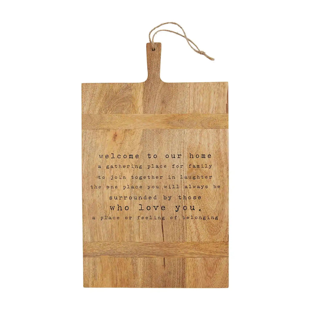 Mud Pie Paddle Cutting Board