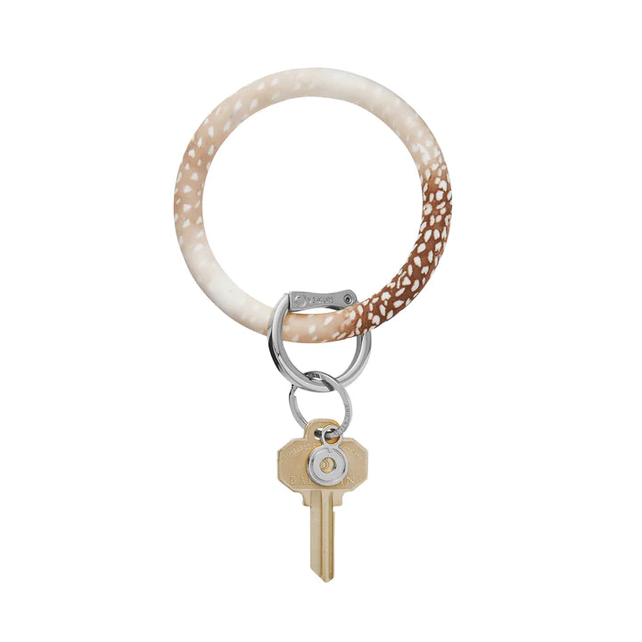 Silicone Big O Key Ring, Antelope Print Collection by Oventure